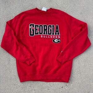 Georgia Bulldogs Red Champion Sweatshirt